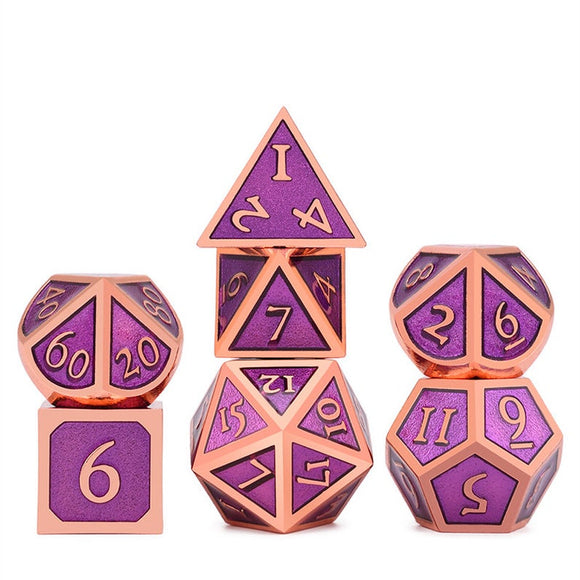 Astrology Dice~DnD Metal Dice Polyhedral 7pcs/set Dungeons and Dragons Role Playing Game MTG Board Games RPG Dice dnd gift