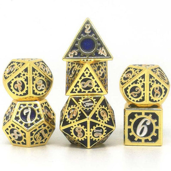 Astrology Dice~Metal Dice Set,Pieces Polyhedral Dice Set DND Dice Role Playing Game Dice Set RPG Dungeons and Dragons D&D Math Teaching,dnd dice set