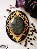 Witchcraft collection~Amuleto con specchio in ematite, witchcraft