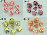 Astrology Dice~Metal Dice Set,Pieces Polyhedral Dice Set DND Dice Role Playing Game Dice Set RPG Dungeons and Dragons D&D Math Teaching,dnd dice set