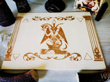 Witchcraft collection~Baphomet Altar Table, witchcraft