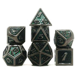 Astrology Dice~7 Piece Metal Dice Set Dungeons and Dragons Pathfinder RPG Polyhedral D&D Dices Role Playing Game D8 D6 D4 Table Games Math Teaching