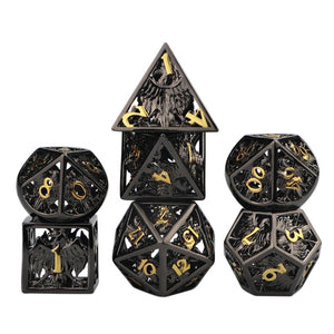 Hollow Dnd Dice~Eagles hollow out DND dice/metal hollow dnd dice/Dungeon and dragon dice/d20 rpg hollow dice/Christmas gift dice /dnd dice set