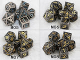 Hollow Dnd Dice~Eagles hollow out DND dice/metal hollow dnd dice/Dungeon and dragon dice/d20 rpg hollow dice/Christmas gift dice /dnd dice set