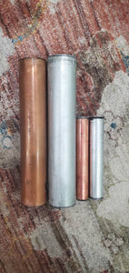 Giant Egyptian Tuning Calibration Healing Rods of Maat - Copper & Zinc - Earth Rod edition for spiritual calibration and orientation
