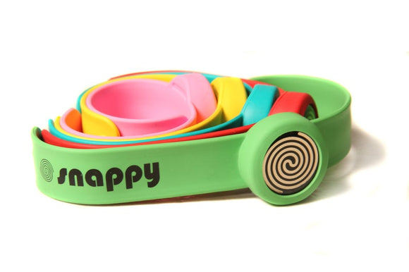 Life Energy~Nu-Me Snappy protective snap-on bands. Nu-Me protective technology for kids of all ages. Fun, interchangeable self adjusting bands - 3 incl.