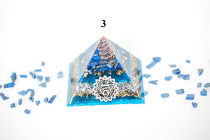 Medium Orgonite® Pyramid Chakra Orgone® Energy Pyramid series Third Eye