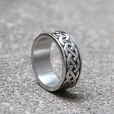 Rings Celtic Loop Eternity Knot Stainless Steel Ring Ancient Treasures Ancientreasures Viking Odin Thor Mjolnir Celtic Ancient Egypt Norse Norse Mythology