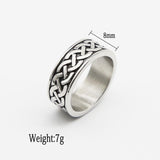 Rings Celtic Loop Eternity Knot Stainless Steel Ring Ancient Treasures Ancientreasures Viking Odin Thor Mjolnir Celtic Ancient Egypt Norse Norse Mythology