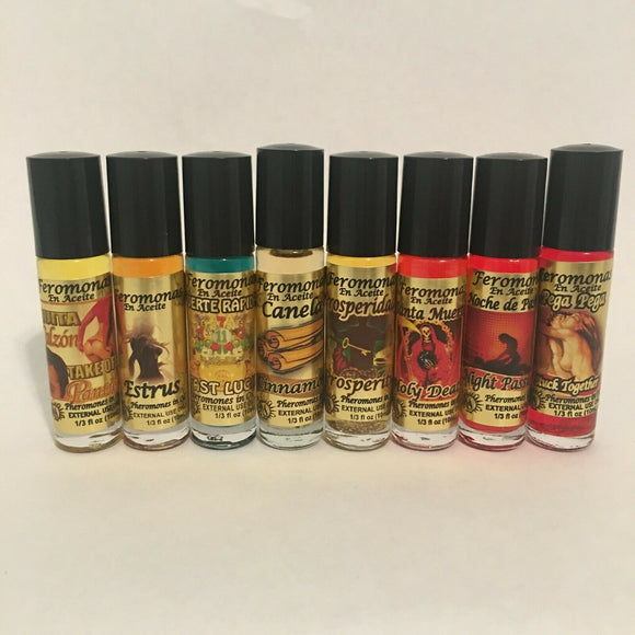 Magic Oils~SPIRITUAL BODY OIL PERFUME ROLL ON PHEROMONES 1/3 oz UNISEX Fermonas en aceite