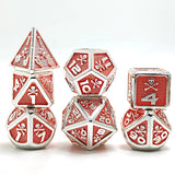 Gem Dice~skull Metal D&D Dice, 7 PCs DND Dice, Polyhedral Dice Set, for Role Playing Game MTG Pathfinder