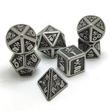 Gem Dice~skull Metal D&D Dice, 7 PCs DND Dice, Polyhedral Dice Set, for Role Playing Game MTG Pathfinder