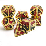 Gem Dice~skull Metal D&D Dice, 7 PCs DND Dice, Polyhedral Dice Set, for Role Playing Game MTG Pathfinder