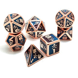 Gem Dice~skull Metal D&D Dice, 7 PCs DND Dice, Polyhedral Dice Set, for Role Playing Game MTG Pathfinder