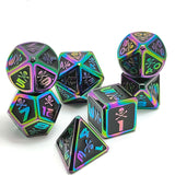 Gem Dice~skull Metal D&D Dice, 7 PCs DND Dice, Polyhedral Dice Set, for Role Playing Game MTG Pathfinder