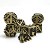 Gem Dice~skull Metal D&D Dice, 7 PCs DND Dice, Polyhedral Dice Set, for Role Playing Game MTG Pathfinder