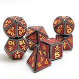 Gem Dice~skull Metal D&D Dice, 7 PCs DND Dice, Polyhedral Dice Set, for Role Playing Game MTG Pathfinder