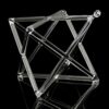 10 inches crystal singing double pyramid for healing energy merkaba pyramid - Avsso