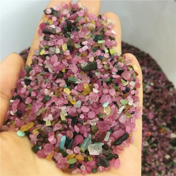 Crystal Healing~100g  Natural Crystal Gravel Stones Decorative tumbled stone  Moon stone/Green Olivine Quartz Crystal/Crystal Stone minerals