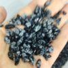 Crystal Healing~100g Natural Snowflake obsidian stone Quartz Crystal Wand Points Healing Gemstone Wand feng shui crystals