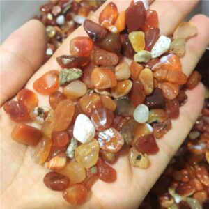 Crystal Healing~100g Natural red agate Quartz Crystal Wand Points Healing Gemstone Wand feng shui crystals