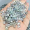 Crystal Healing~100g Naturalbeautiful moonstone stone Plating color  Quartz Crystal Wand Points Healing Gemstone Wand feng shui crystals