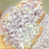 Crystal Healing~100g natural Purple lithium fai crystal tumbled stone Gemstone mineral chip natural point Beads Chakra Healing Reiki Decorations