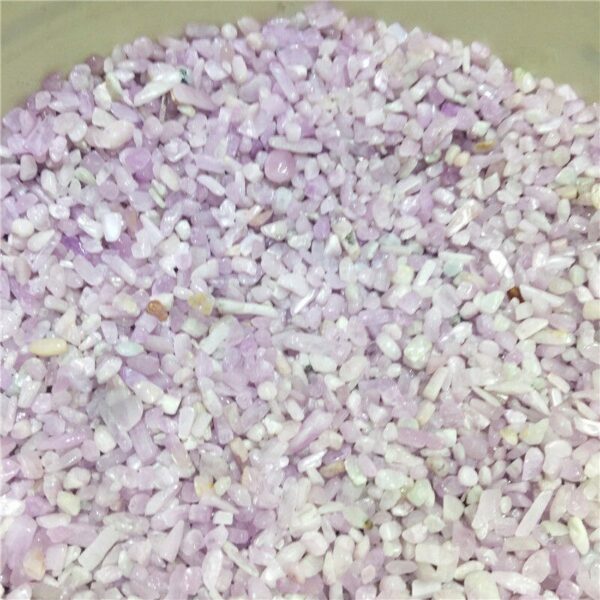 Crystal Healing~100g natural Purple lithium fai crystal tumbled stone Gemstone mineral chip natural point Beads Chakra Healing Reiki Decorations