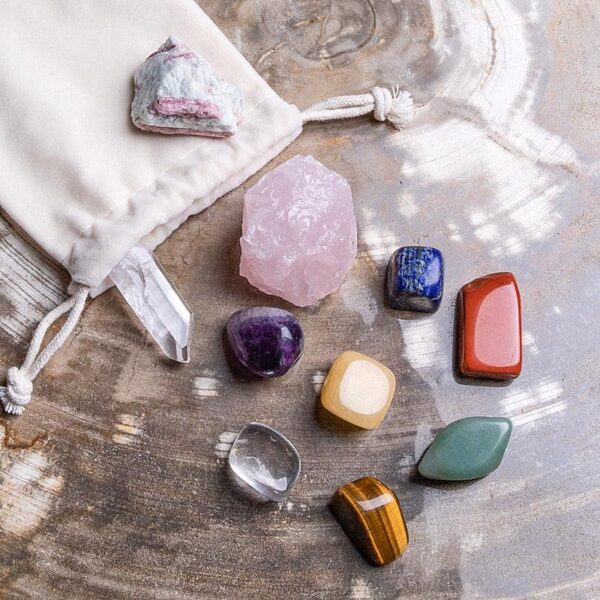 10pcs/bag Natural Crystal Mineral Rose Quartz Rough stones 7 chakras Tumbles Energy healing Teaching gift - Avsso