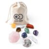10pcs/bag Natural Crystal Mineral Rose Quartz Rough stones 7 chakras Tumbles Energy healing Teaching gift - Avsso