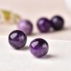 1PC Natural Amethyst crystal ball 20mm Reiki Quartz Energy Healing Stone Ore Mineral For Home Decoration Collection DIY gift - Avsso