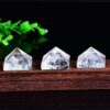 1PC Natural Crystal Pyramid Rose Quartz Lazuli Reiki Healing Stone Pink Blue Crystal  Crafts Home Decoration Energy Stone - Avsso