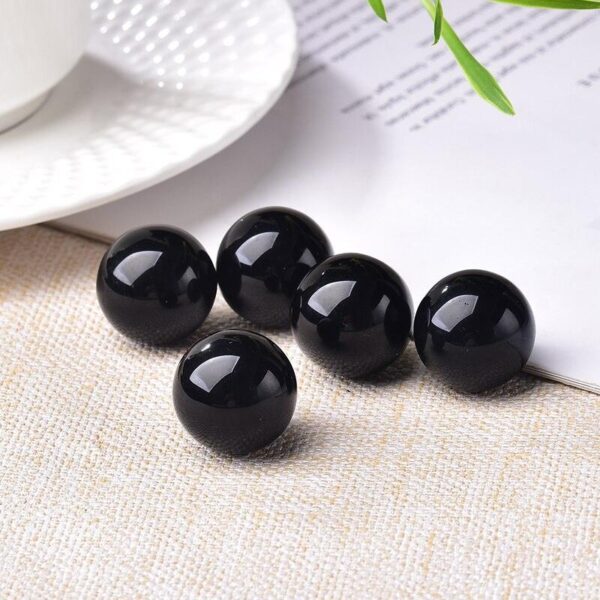 1PC Natural Quartz Ball 2cm Healing Stone Obsidian Lapis Polished Ornament Home Decoration Handmade Reiki Energy Stone Gift - Avsso