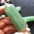 1PCS 8-9cm Crystal Point Natural Stones Tower Apatite Amethyst Healing Stone Energy Ore Mineral Obelisk Wand Home Ornaments - Avsso