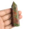 1PCS 8-9cm Crystal Point Natural Stones Tower Apatite Amethyst Healing Stone Energy Ore Mineral Obelisk Wand Home Ornaments - Avsso