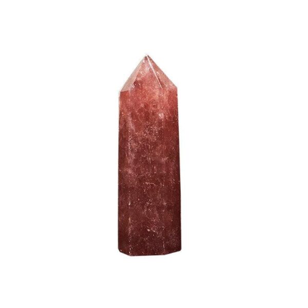 1PCS 8-9cm Crystal Point Natural Stones Tower Apatite Amethyst Healing Stone Energy Ore Mineral Obelisk Wand Home Ornaments - Avsso