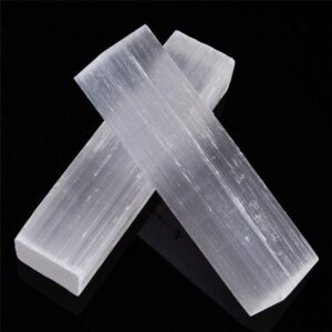 1Pcs Natural Selenite Sticks chips white Gypsum Wands Crystal Healing Minerals Specimen Raw Stones Energy Quartz - Avsso