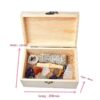 1Set Natural Crystals Gift Box Rock Mineral Reiki Irregularity Raw Seven Chakras Souvenir Collection Ornament Crafts Gifts - Avsso