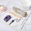 1Set Natural Crystals Gift Box Rock Mineral Reiki Irregularity Raw Seven Chakras Souvenir Collection Ornament Crafts Gifts - Avsso