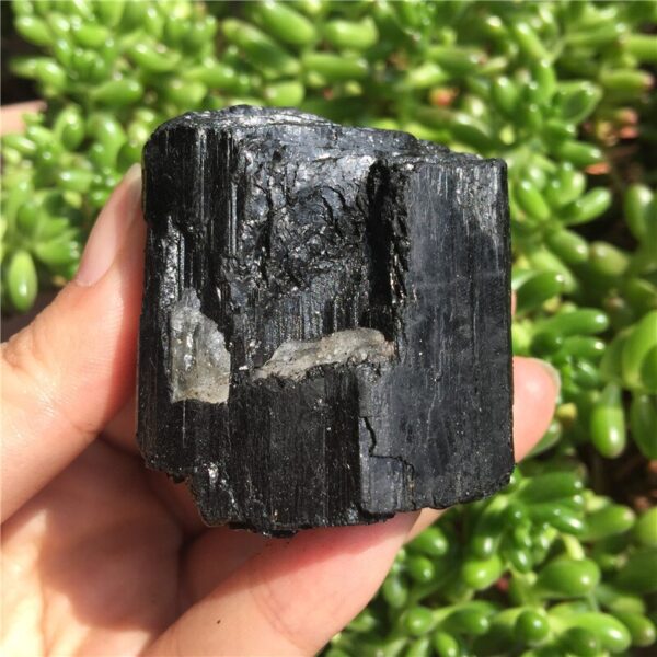 Crystal Healing~1pcs Natural Black Tourmaline Crystal Rough original Mineral Specimen Stones