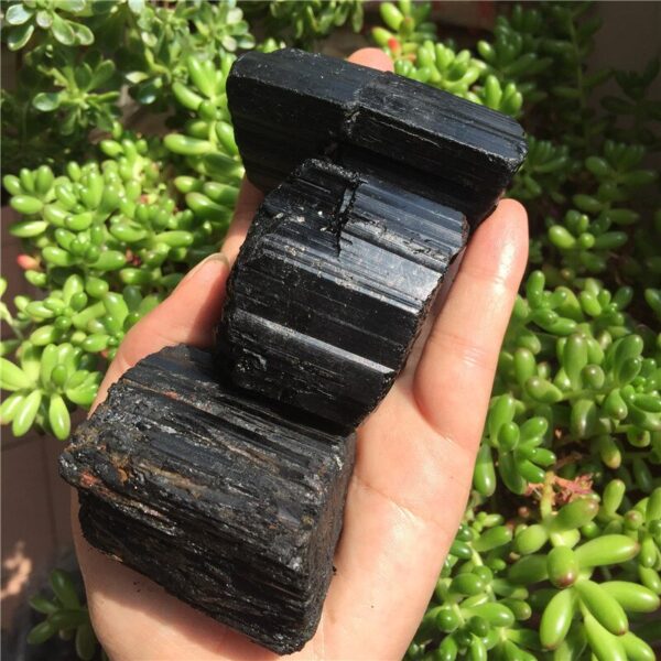 Crystal Healing~1pcs Natural Black Tourmaline Crystal Rough original Mineral Specimen Stones