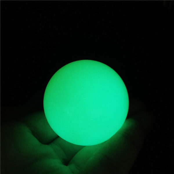 Crystal Healing~1pcs Natural Stones Luminous Stone Ball Raw Gemstone Glow In The Dark Stone Crystal Rough Stone Healing Specimen Minerals