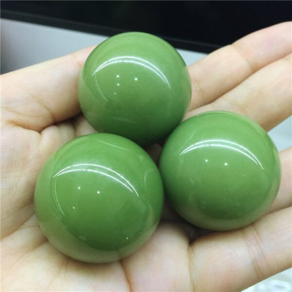 Crystal Healing~1pcs Natural Stones Luminous Stone Ball Raw Gemstone Glow In The Dark Stone Crystal Rough Stone Healing Specimen Minerals 35mm