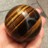 Crystal Healing~1pcs Tiger Eye Rare Natural Carving Sphere Ball Free stand Chakra Healing Reiki Stones Carved Crafts Wholesale