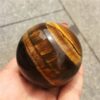 Crystal Healing~1pcs Tiger Eye Rare Natural Carving Sphere Ball Free stand Chakra Healing Reiki Stones Carved Crafts Wholesale