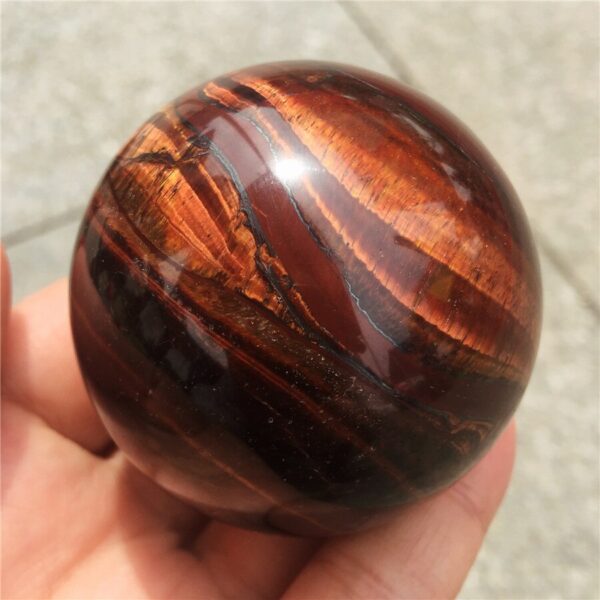 Crystal Healing~1pcs natural red tiger eye gemstone sphere healing quartz crystal polished ball as gift mineral stones