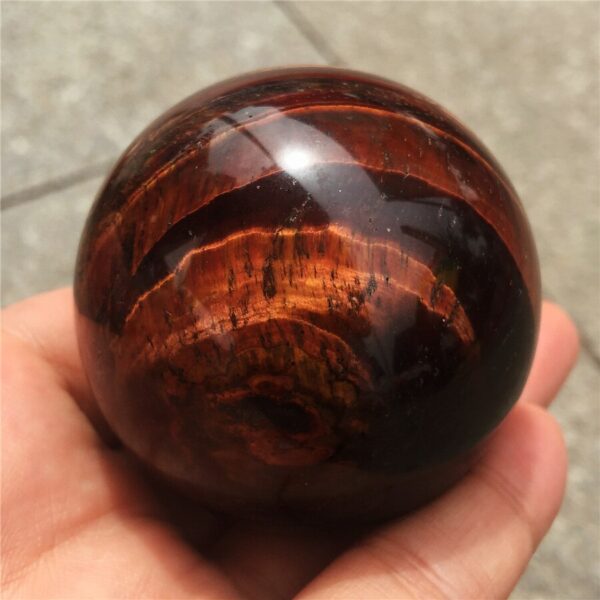 Crystal Healing~1pcs natural red tiger eye gemstone sphere healing quartz crystal polished ball as gift mineral stones
