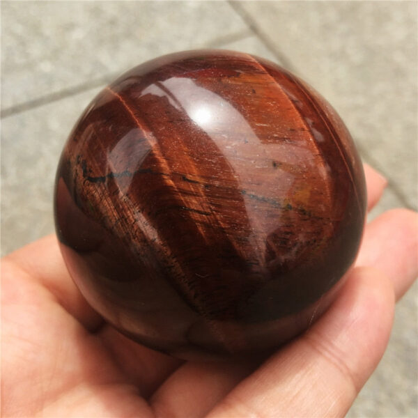 Crystal Healing~1pcs natural red tiger eye gemstone sphere healing quartz crystal polished ball as gift mineral stones