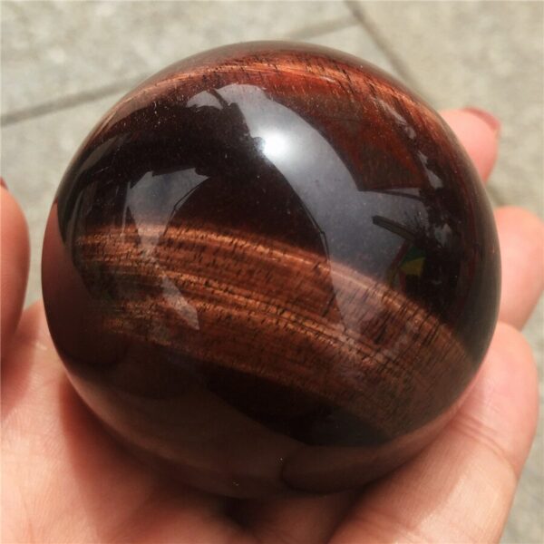 Crystal Healing~1pcs natural red tiger eye gemstone sphere healing quartz crystal polished ball as gift mineral stones