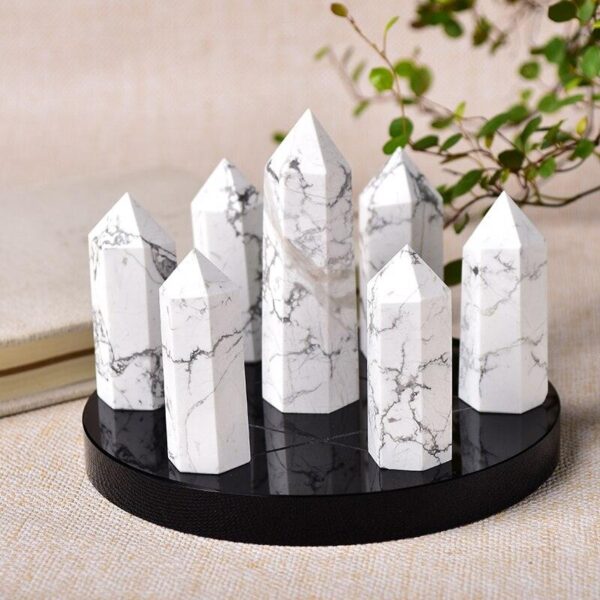 1set Seven Star Plate Natural Crystal Point Healing Stone Chakra Reiki Energy Stone Magic Obelisk 12cm Pedestal Home Decor - Avsso